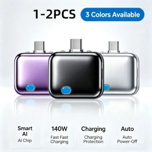 140W Type-C Charger with Smart Auto Stop and Overcharge Protection